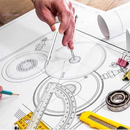 Alloy Multi Purpose Compass Geometry Teaching Equipment
