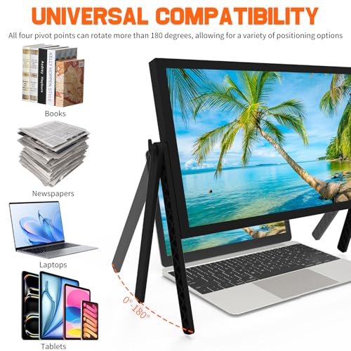 21 inch Screen Magnifier for Laptop ，3D HD Screen Expanders for Movies, Videos, and Gaming, Screen Enlarger with Adjustable Angle Design Amplifier Desktop Magnifying for Seniors Reading (Black)