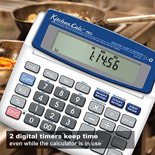 Calculated Industries 8305 KitchenCalc PRO Recipe Conversion Calculator