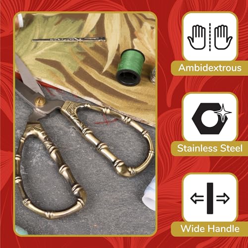 JubileeYarn Bamboo Style Embroidery Scissors - Assortment - 15 Scissors