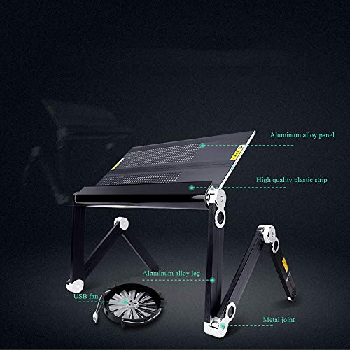 Can Lie Flat On Laptop Table Lying Down Bed fold Lifting Lazy Table Aluminum Alloy Computer Table
