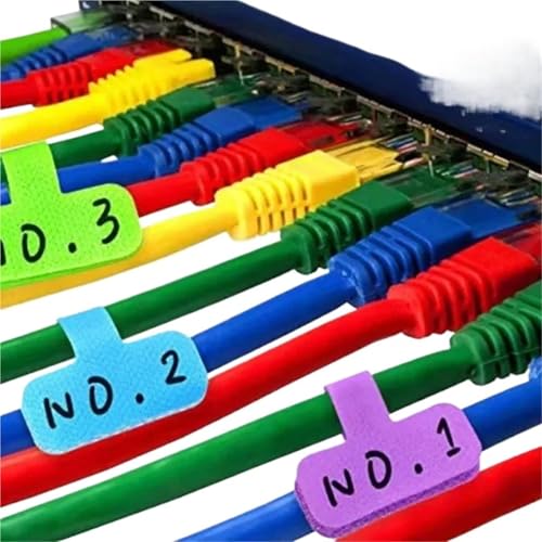 Self Adhesive Cable Labels Nylon Label Colorful Waterproof for Office Products