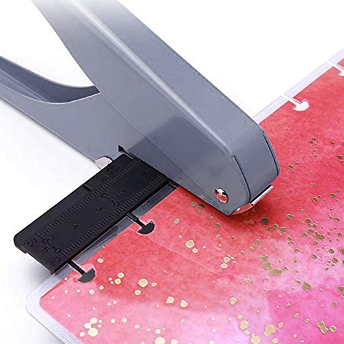 BNISRGLD Hole Puncher Manual Mushroom Shape Punch DIY Paper Cutter T-Type Punching Machine Offices Stationery Tools