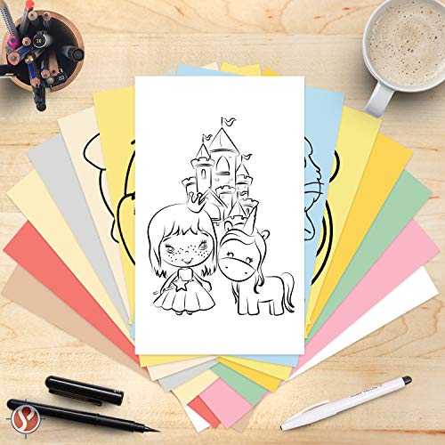 Cream Pastel Color Paper – Great for Arts and Crafts and Stationery Printing – 8.5 x 14" (Menu/Legal Size) – 20lb Bond / 50lb Text / 75GSM – Copy, Writing and Printer Paper – 500 Sheets per Pack