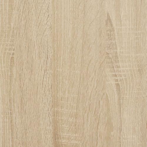 Zexlorith Bookshelf Boards. 4 Pcs Sonoma Oak Engineered Wood Shelves