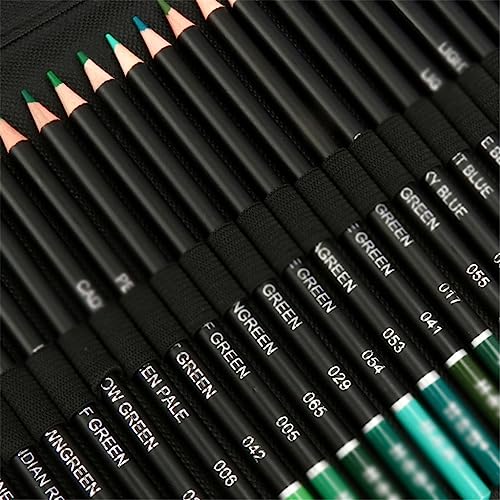96 Pieces Sketching Colour Pencil Set for Students Home Use Oily Drawing