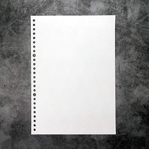 Zelten Refills/Loose Leaves for B5 Cover Ring Binder/Personal Organizer/Planner(B5 26 Holes, Cover with Pages and Pouches Set)