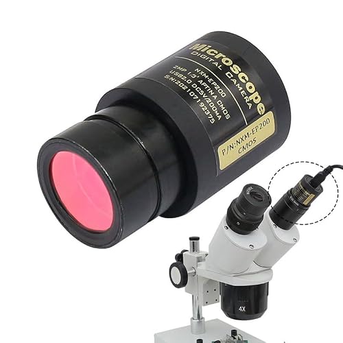 Microscope Accessories Kit Microscope Electronic 2.0MP USB Camera Mounting Diameter 23.2mm 30mm 30.5mm for Stereo Microscope Microscope Slides(Mounting 30.5mm)