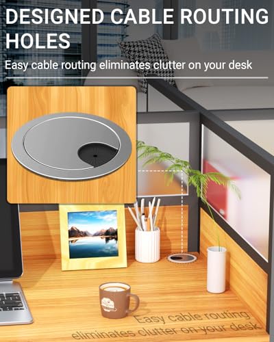 UZZUR Quiet and Private Cubicle desks(B-2P Side-by-Side, Without Cabinet)