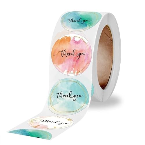 VIAENKFG Thank You Stickers Seal Labels Decoration for Handmade Wedding Gift Stationery Sticker