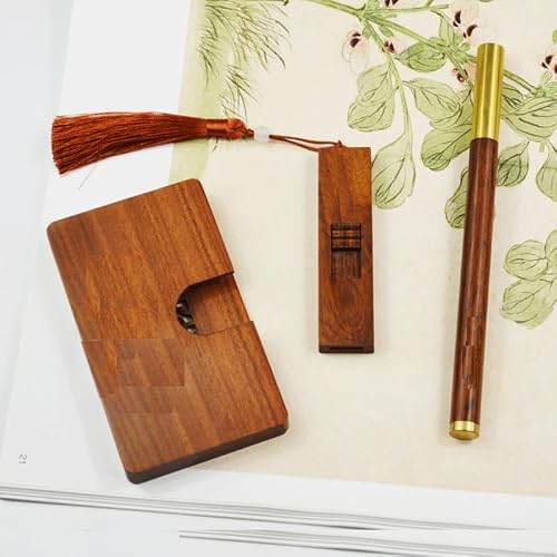 NSUQOA Personalized Bookmark Gift Box Set China Wind Annual Meeting Hollow