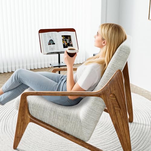 Harlotine Floor Book Stand for Reading, Height Adjustable 33.46"-64.96"