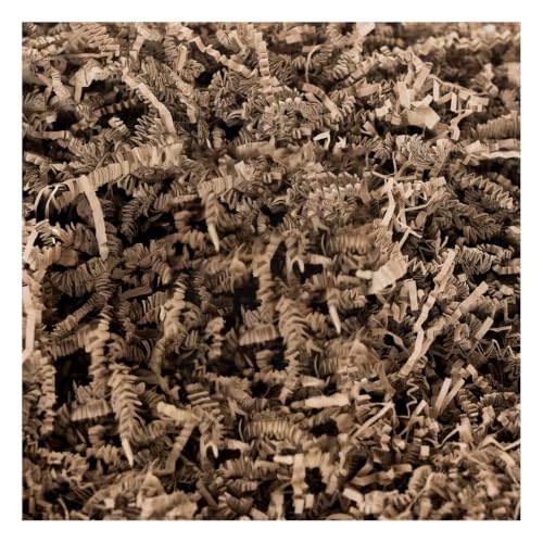 Kraft Crinkle Cut Paper Shred, 10 Lb, for Shipping Packing
