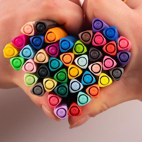 BRUYNZEEL Fineliner Set of 36 Colours | Pens for Writing, Drawing, Bullet Journaling, Adult Colouring Books