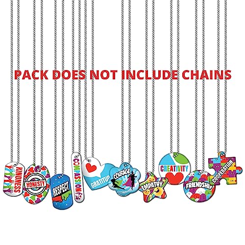 Brag Tags for Kindness and Good Behaviors Recognition, Encouragement & Growth for Young Students Value Pack: 500 Tags (50 Tags for Each Shape).