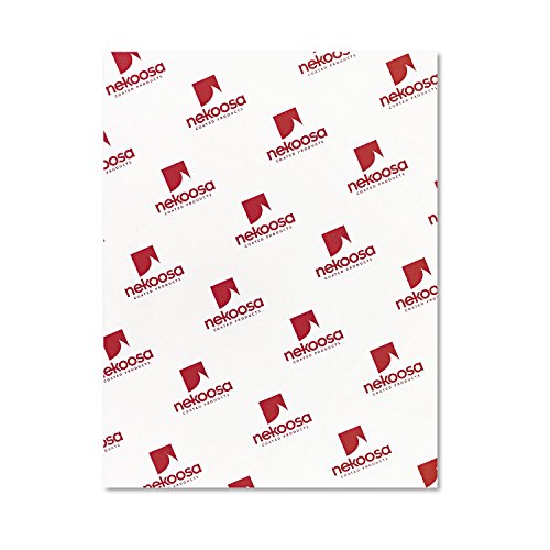 Nekoosa 17393 Fast Pack Digital Carbonless Paper, 8-1/2 x 11, White (Case of 2500 Sheets)