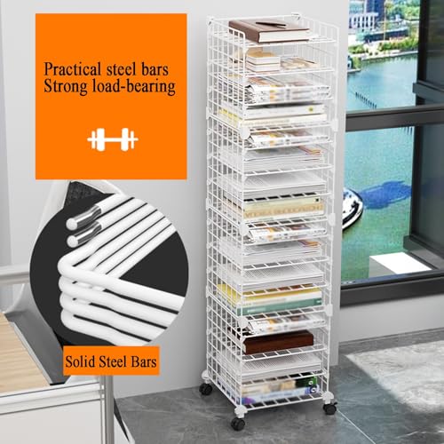 8/12/16/20 Layer Sorting Organizer, Paper Organizer, Paper Sorter, Paper Storage Cabinet for Home, Classroom, Office, School, Black(20tier)