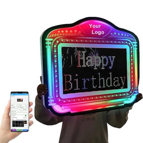 Bottle Presenter For Night Club, Scrolling Color Letter Billboard, Led Letter Bottle Presenter, Bottle Service Sign With App Programmable,Remote Control/App Edit Your Own Rolling Message