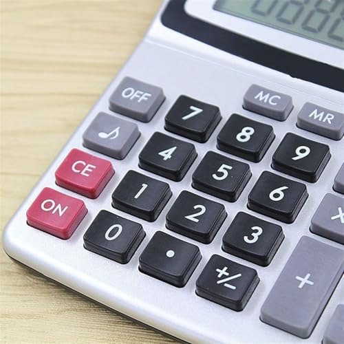 ZHIQISHI Scientific Calculator Calculators Desktop Calculator， Calculator Metal Desktop Large Font Wide Business Computer Office Supplies