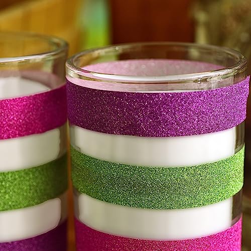 QERTYHJK 50 Pcs/lot Glitter Decorative Adhesive Tape Masking Washi Set DIY Scrapbooking Sticker Label