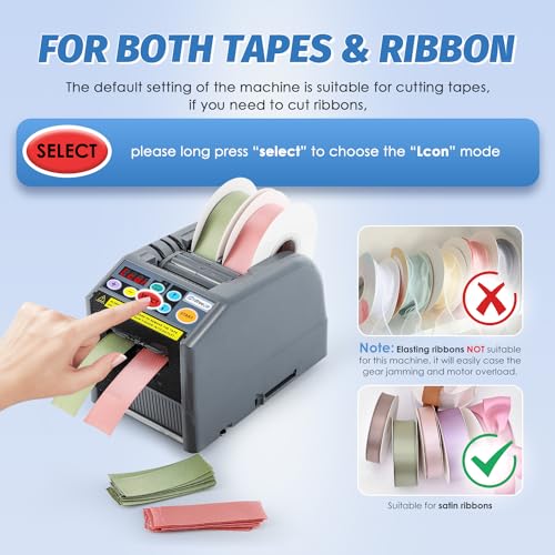 Frifreego Automatic Tape Dispenser, Electric Ribbon Cutting Machine