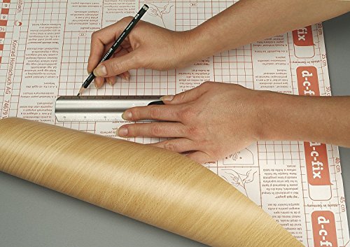d-c-fix Furniture Adhesive Film, Shabby Wood, 67.5 cm x 15 m - Washable and Self-Adhesive Decorative Film for Kitchen, Cabinet, Table & Window Sill - Modern & Sustainable