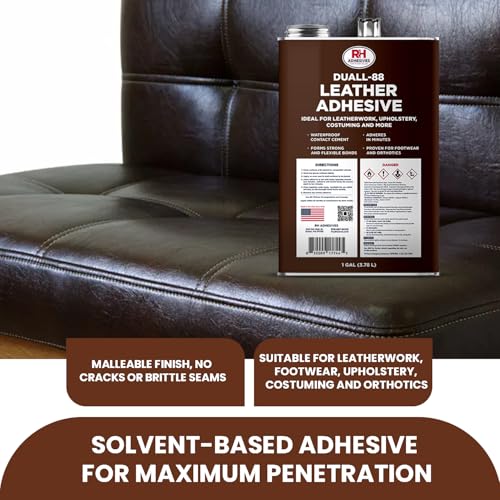 Duall-88 Leather Glue 1 Gal - Leather Cement for Upholstery & Repair