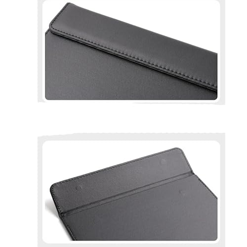 HBJWOV Multifunctional Clipboard with Two-Hole Cup Holder Office Supplies A4 Leather Writing Pad Suitable for Business File