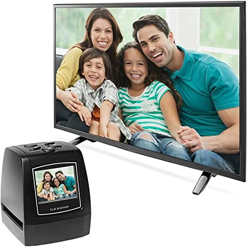 Negatives Scanner,Photo Digital Image Viewer Scanner,Convert 135 Film/35mm Slide to JPG Digital Photos,Works with Different Types of Film Slides