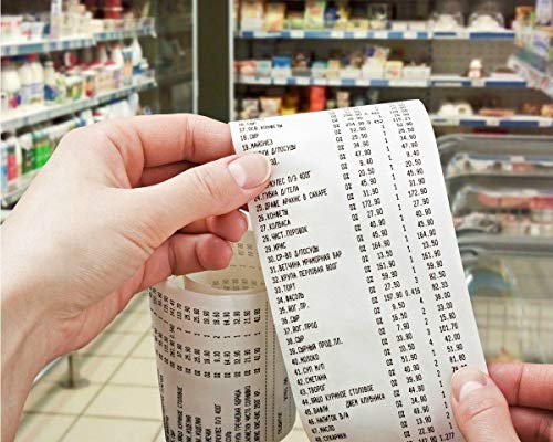 RyhamPaper Thermal Receipt Paper 2 1/4" x 165' - 50 Rolls for POS, Credit Card, Cash Register Printers