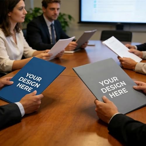 Custom folders with Company Logo| Upload Your Design|Suitable for Business