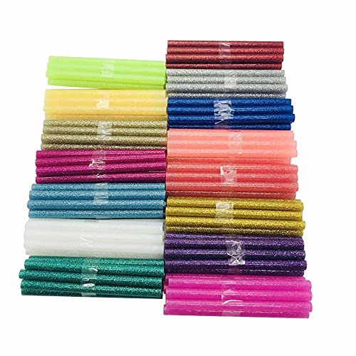Hot Melt Glue Sticks 150 pc 7mm Colorful Hot Melt Glue Sticks, For Glue Gun High Viscosity Adhesive Repair Tool, Art Craft Hand Tool 150 PC Per Set Melt Glue Stick ( Diameter : 7mm , Length : 100mm )