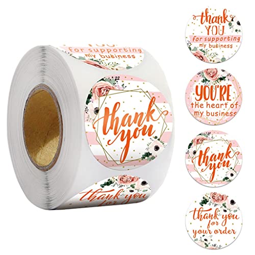 VIAENKFG 25/38MM Thank You Sticker Wedding Decor Party Gift Sealing Envelope(25MM)