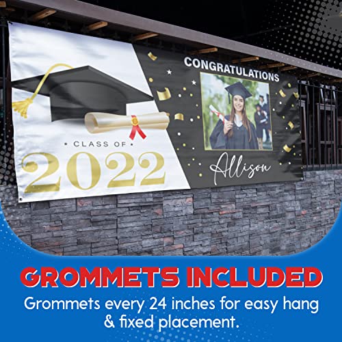 Custom Banners and Signs for Indoor Outdoor w/Any Image, Logo & Text Vinyl Banner | 5 Theme, 15 Font & 25 Background Options | Personalized Banners - 5x15