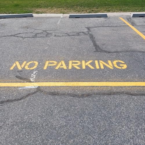 Silicone Parking Lots Line Stencil Template, Pack 2 Pieces