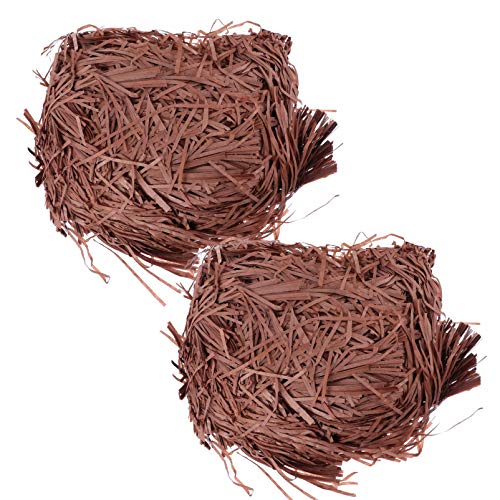 ETAZMDITE Shredded Paper for Gift Boxes, Glitter Shredded Tissue Paper For Easter Gift Filling Multicolor 22x15cm Pack Of 6(Coffee*2 Pieces,22 * 15Cm*3Pcs)
