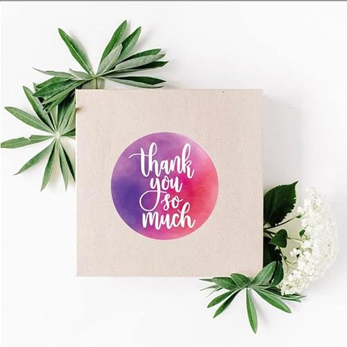 MVNOIRE Roll of Thank You Sealing Stickers Envelope Decoration