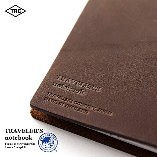Midori Traveler's Notebook Journal Passport Size - Brown