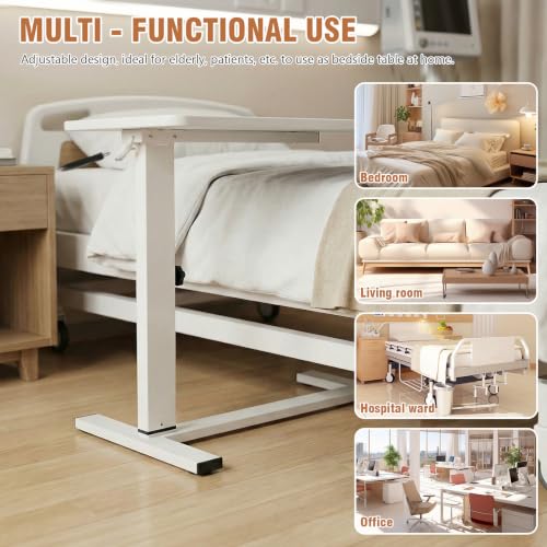 Pneumatic Lap Desks with Wheels 27.56-37.4in Adjustable Height