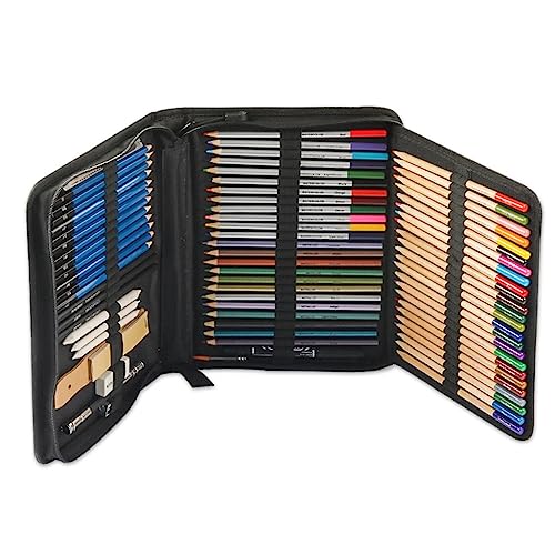 71-piece Drawing Kit Water-soluble Colored Pencil Sketch Tool Art Supplies