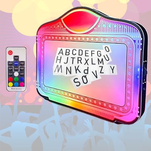 Eastnmythet Club Sign Service Nightclub, Bar LED Luminous Hand Billboard, Cinema Light Box, Hand Billboard with Changeable Letters & Numbers