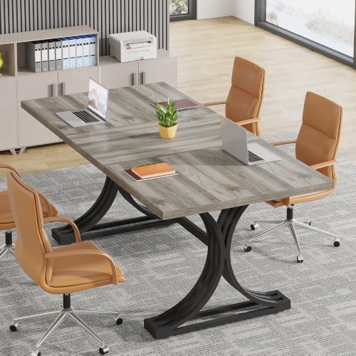 Tribesigns 5FT Small Conference Table for 4 to 6, Modern Meeting Table