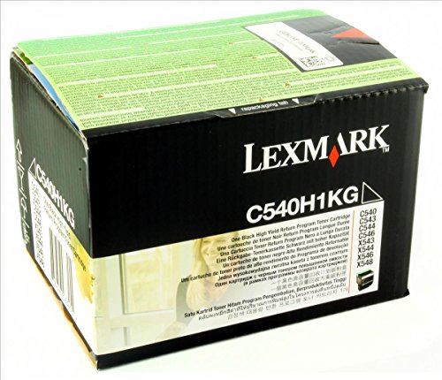 Lexmark C54x, X54x C540H1KG High Yield Return Program Toner Cartridge (Black)