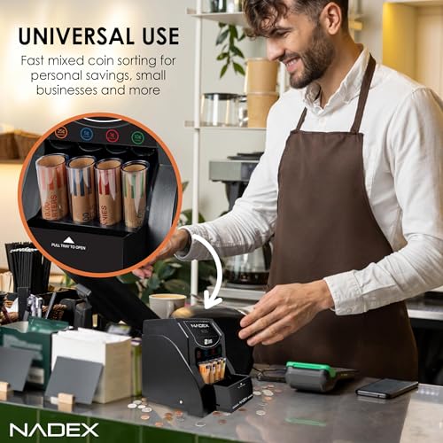 Nadex 36SN Automatic Coin Sorter and Wrapper