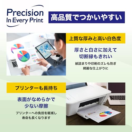 April High White Copy Paper, PaperOne Copy Paper, A4 (500 Sheets x 10 Sheets), 5000 Sheets, 0.09 mm Thick, For High Volume Printing, PEFC Certified