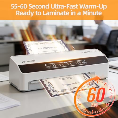 6 Roller 13" Professional Laminator Machine, 10Mil Laminating Machine