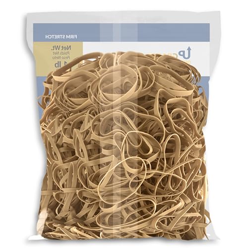 Upgrade Office Supply UPG22464PK3 Rubber Bands, Size #64 (3-1/2 in x 1/4 in), 320 Bands, 1 lb Bag, 3 Pack, USA