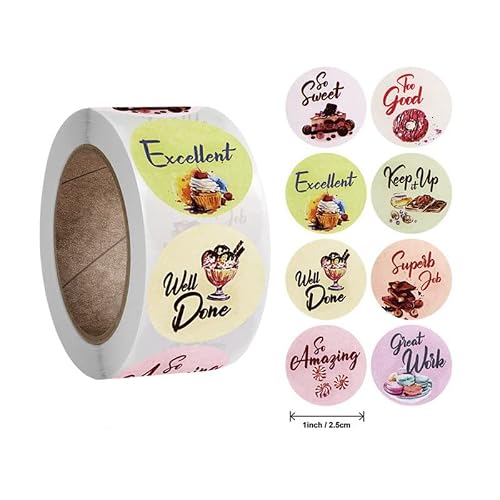VIAENKFG Sticker Wedding Birthday Party Gift Decoration Baking Seal Encouragement Stickers