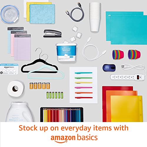 Amazon Basics Multipurpose Copy Printer Paper, 8.5 x 11 Inches, 20 lb, 96 Bright, White, 10 Ream (5,000 Sheets)