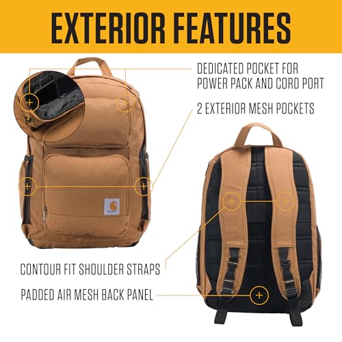 Carhartt Utility 28L Dual-Compartment Backpack Carhartt Brown
